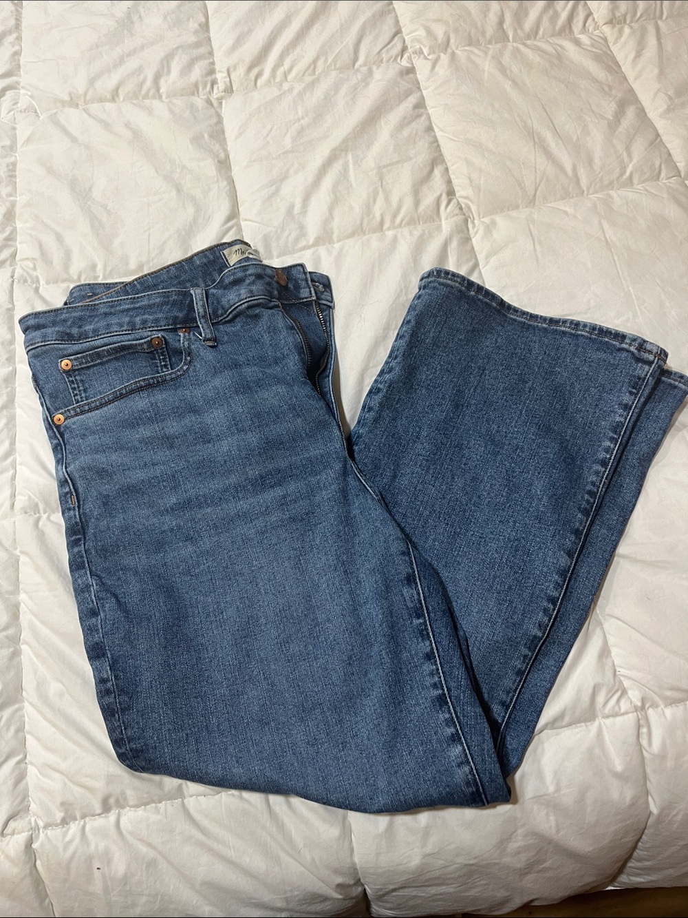 Madewell Women's Blue Flare Jeans